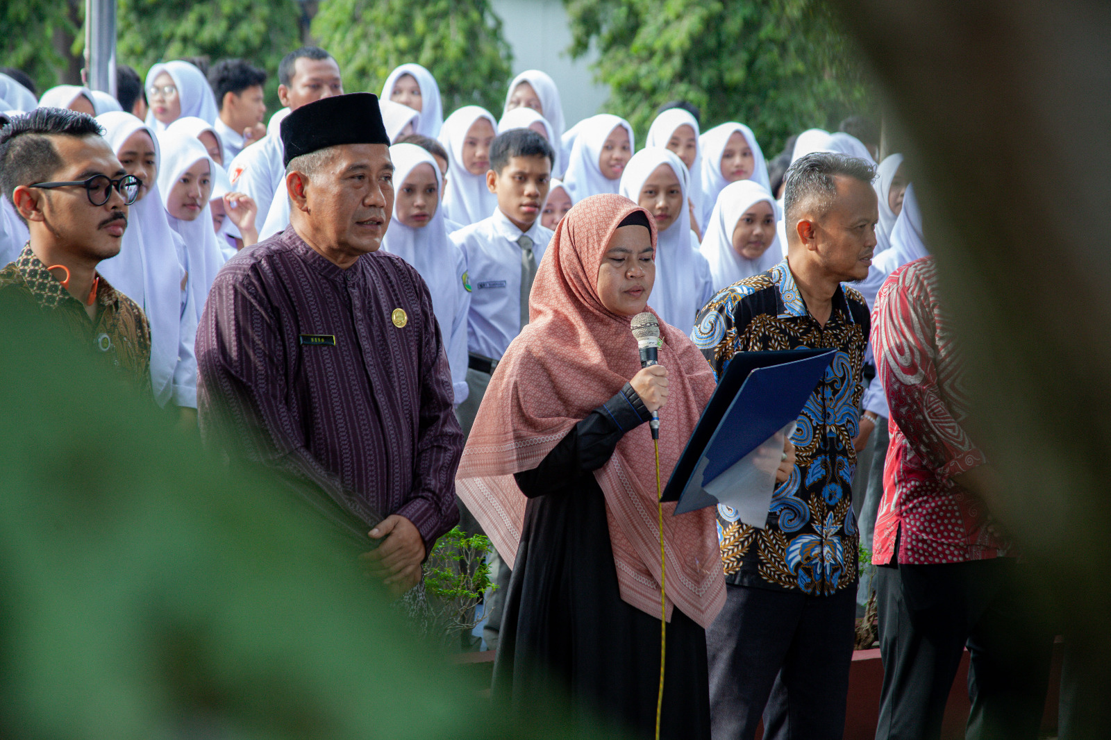 Fatimah Ajak Pelajar SMA Negeri 1 Stabat Perangi Bullying dan Tegakkan Budi Pekerti