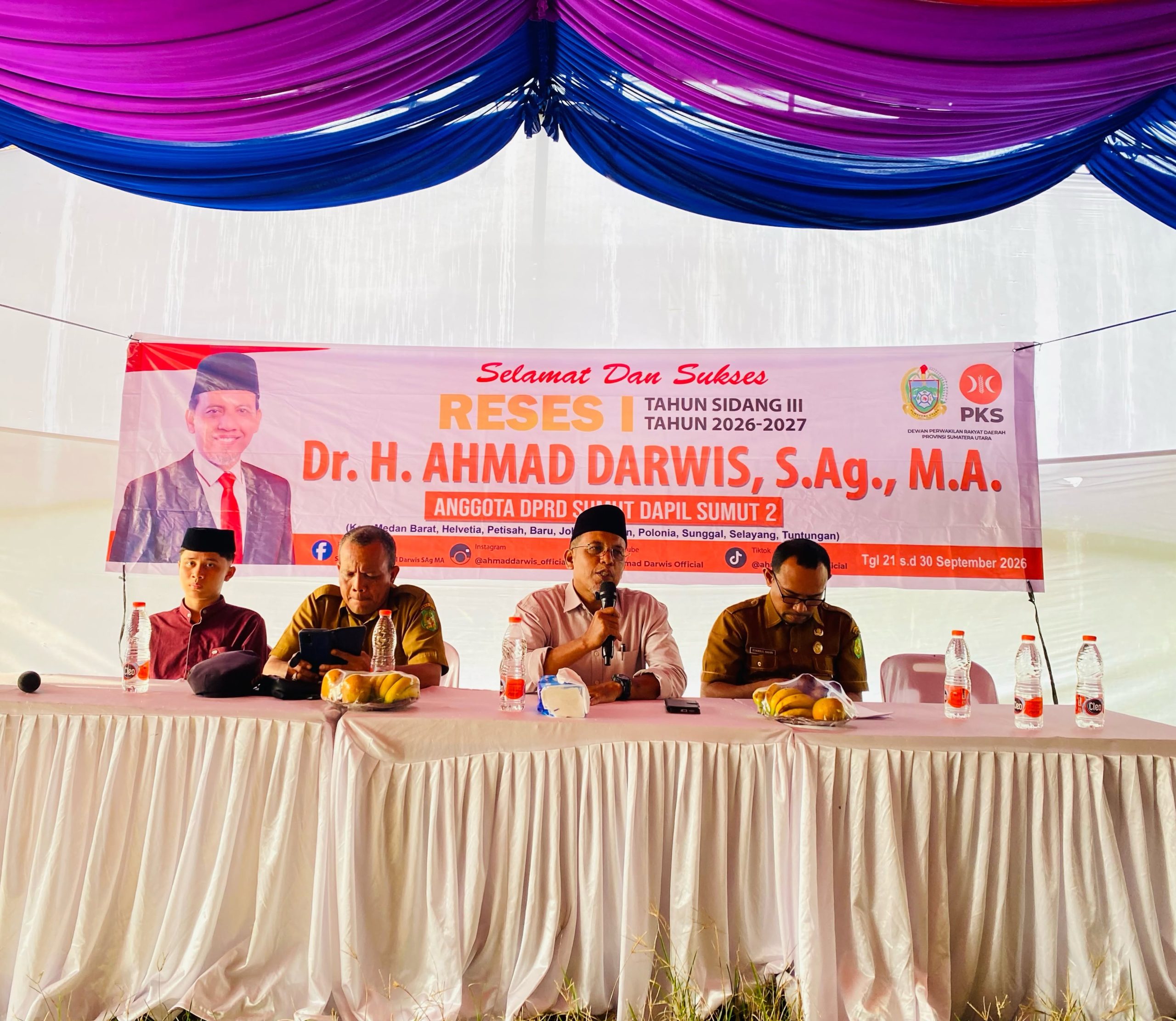 Ahmad Darwis Himpun Aspirasi Warga, Fokus Benahi Banjir dan Akses Bansos